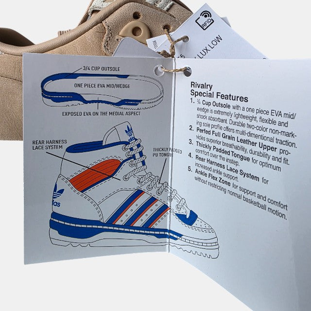 Adidas Rivalry Lux Low IH0255 -Edicion Premium Beige Arena