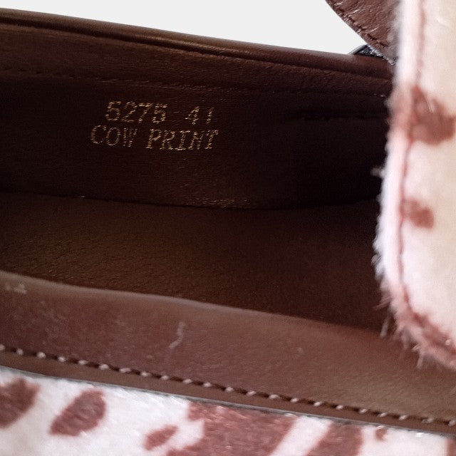 Mocasines Ideal Shoes Cow Print Suela Tack.