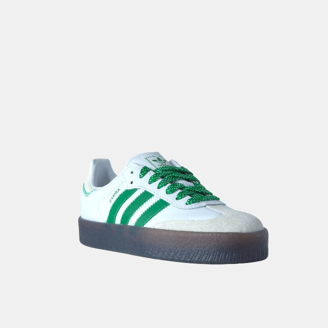 Adidas Sambae W - White Green Gum | Plataforma