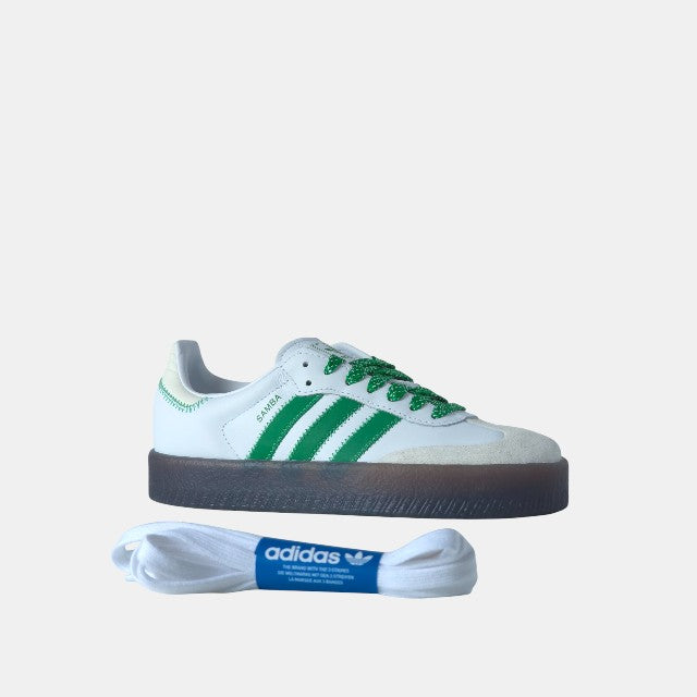 Adidas Sambae W - White Green Gum | Plataforma