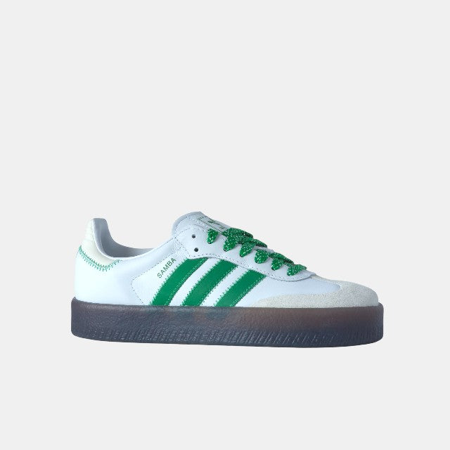 Adidas Sambae W - White Green Gum | Plataforma