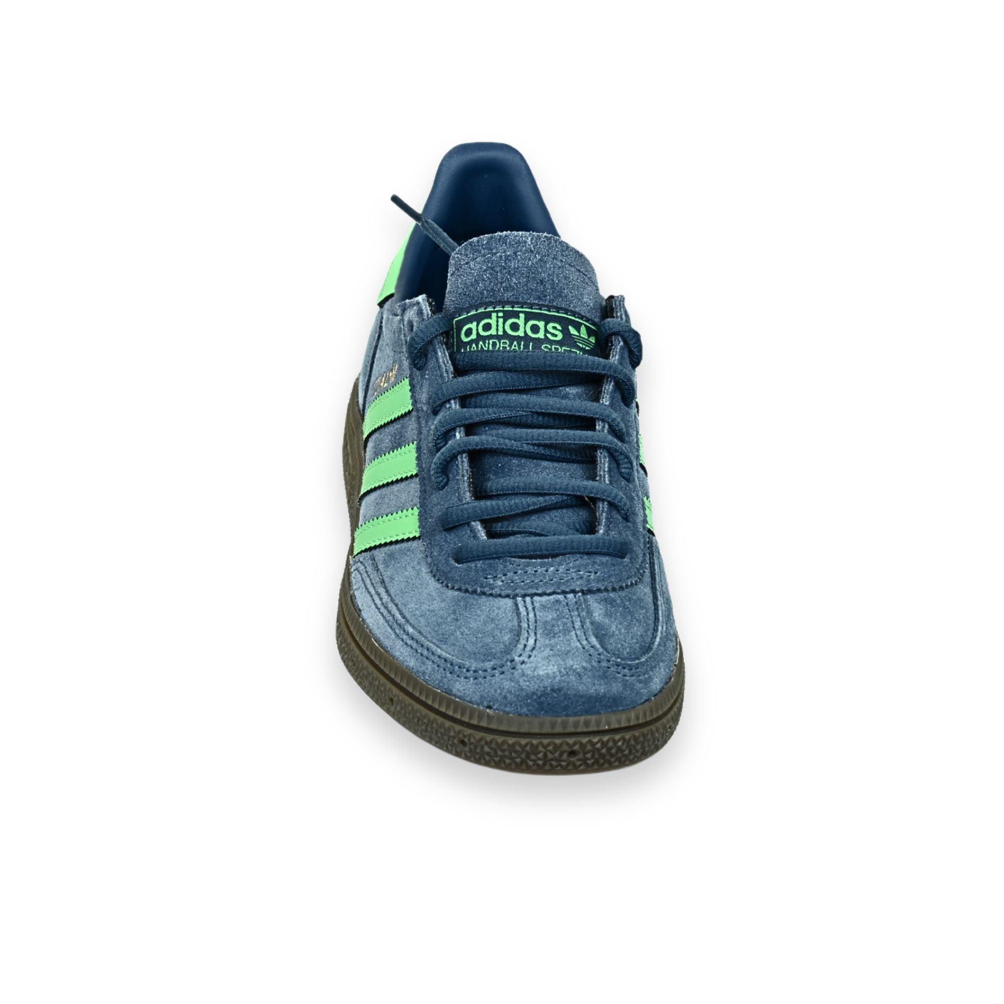 Adidas Handball Spezial JH5437 azul Preloved Ink – vista cenital superior con lengüeta Handball Spezial
