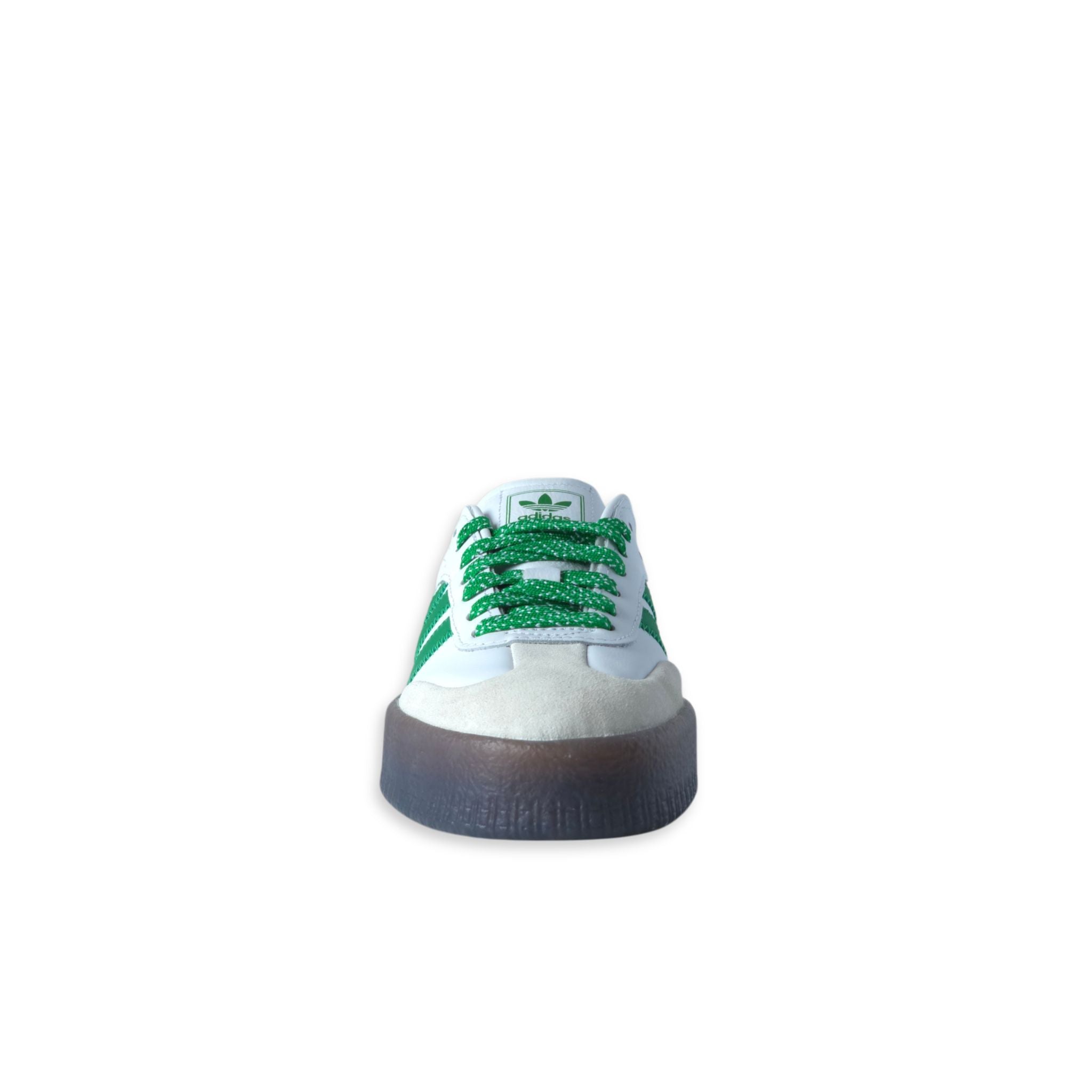 Adidas Sambae W estética terrace urban white green