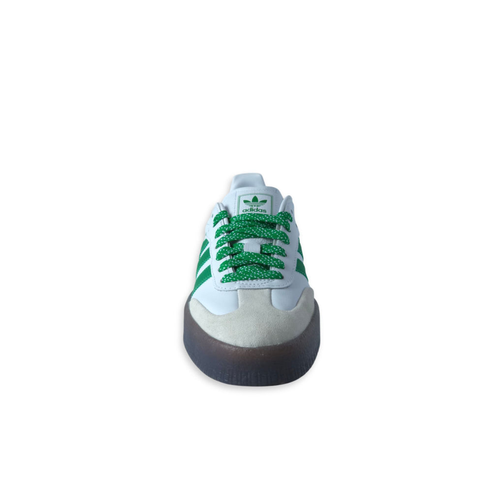 Adidas Sambae W sneakers piel blanca frontal plataforma mujer