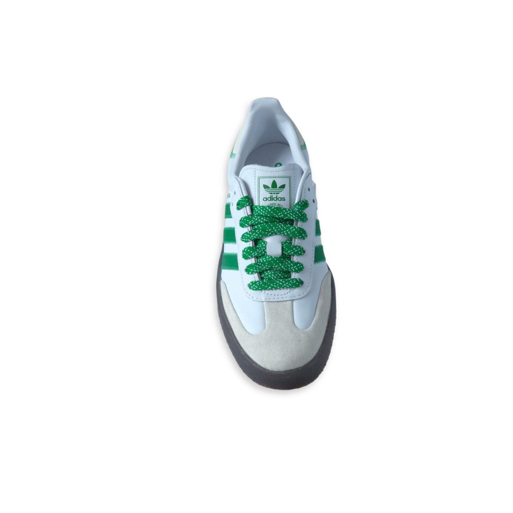 Adidas Sambae W IE9105 vista cenital blanco verde