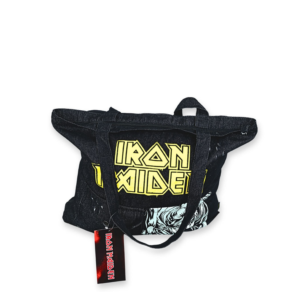 Bolso tote Iron Maiden denim – vista superior  – Softcrabshop
