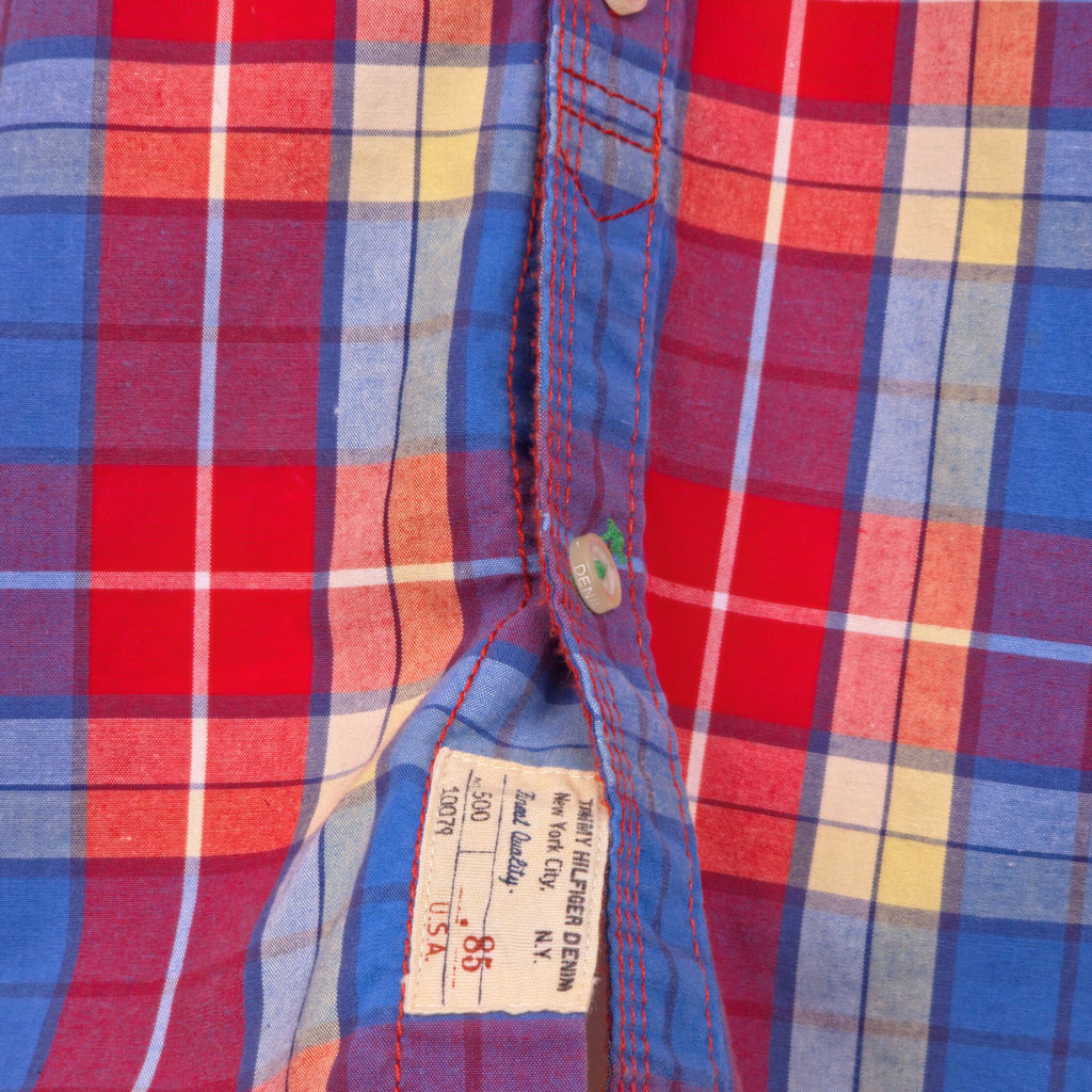 Logo bordado Tommy Hilfiger Denim camisa vintage
