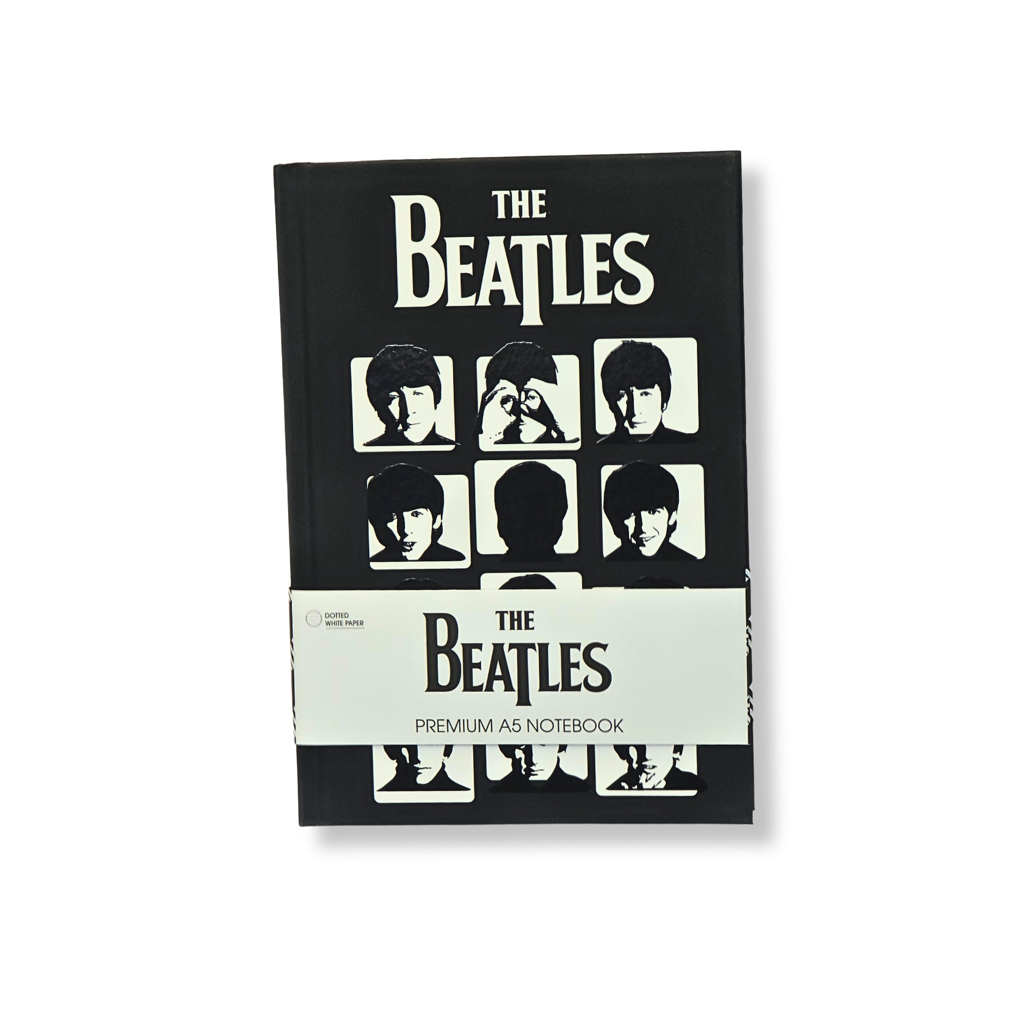 Libreta Premium A5 The Beatles A Hard Day's Night - Portada con faja de papel oficial
