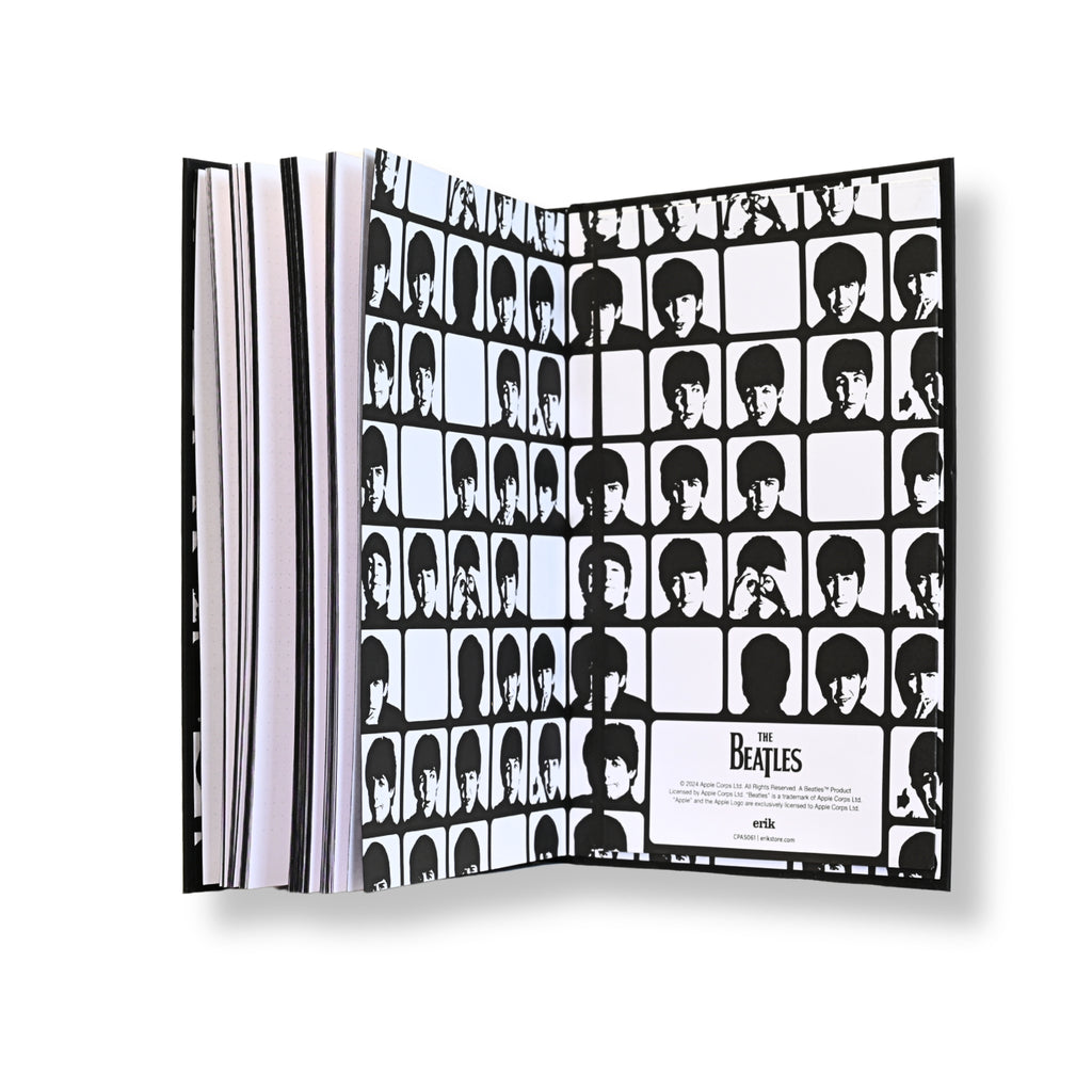 Libreta Premium A5 The Beatles A Hard Day's Night - Guardas interiores con mosaico fotográfico
