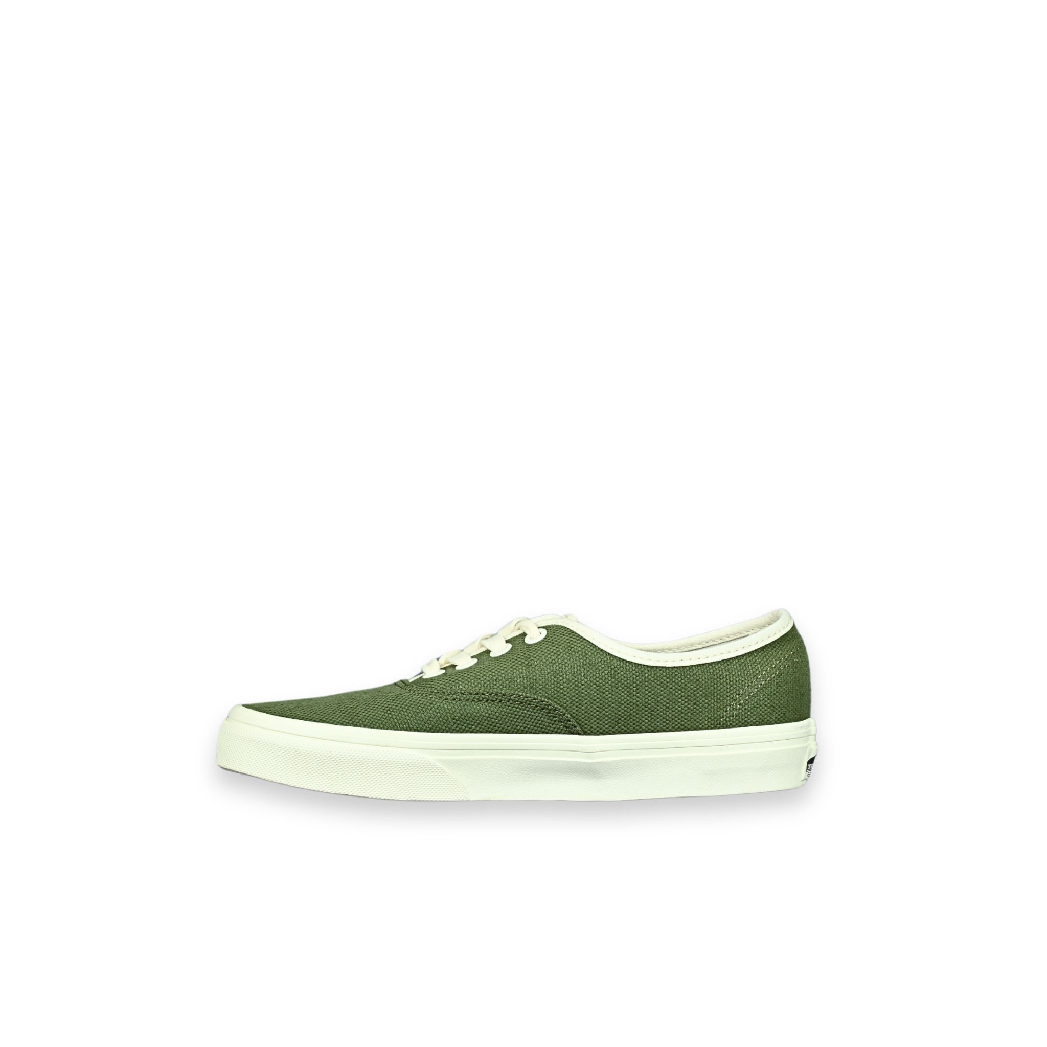 Zapatillas Vans Authentic verde oliva unisex - vista lateral interior perfil
