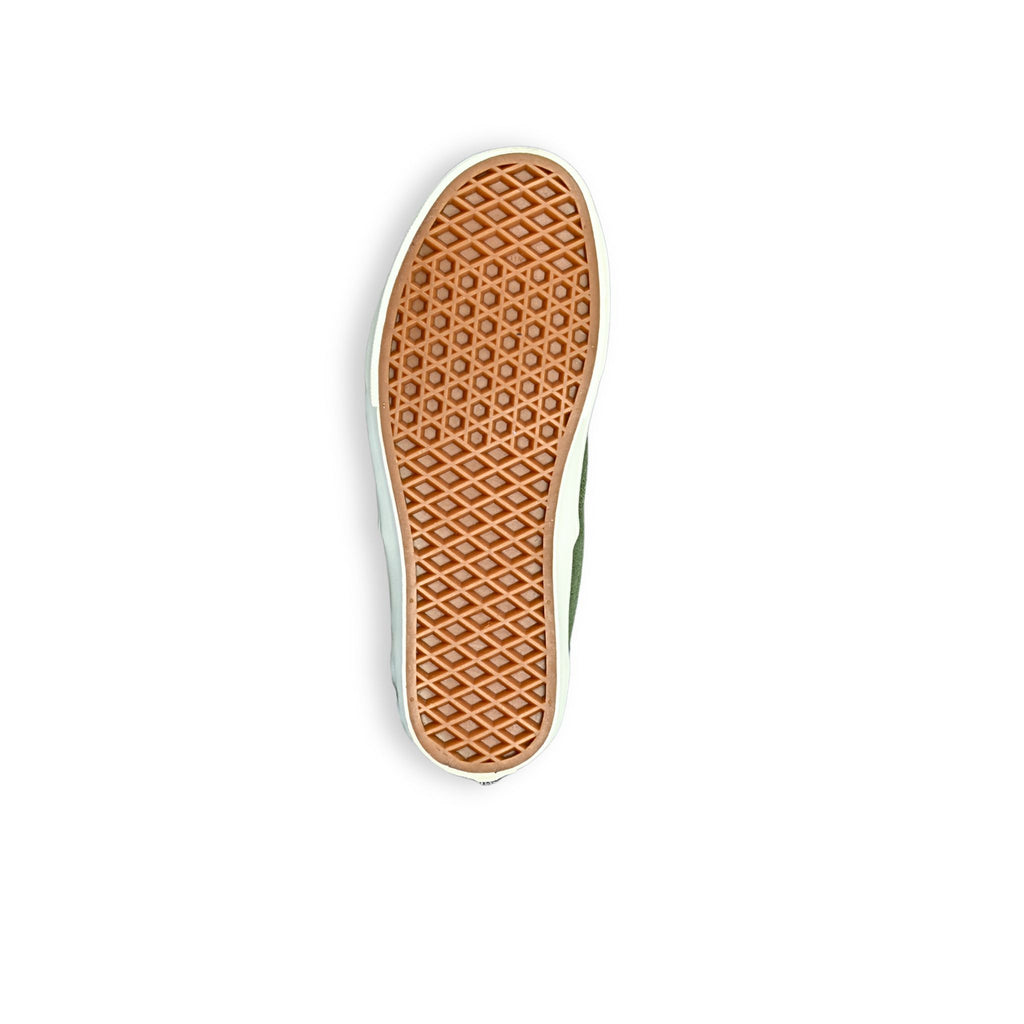 Zapatillas Vans Authentic verde oliva unisex - suela waffle caucho goma caramelo
