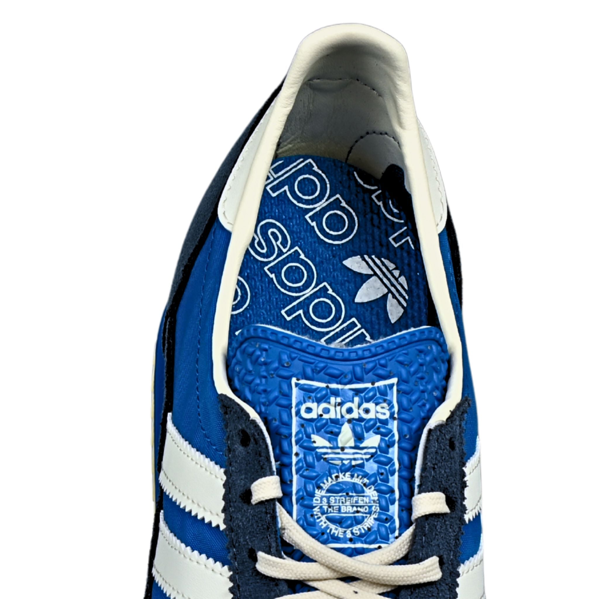 Zapatillas adidas Originals SL 72 OG azul unisex - detalle lengüeta y plantilla
