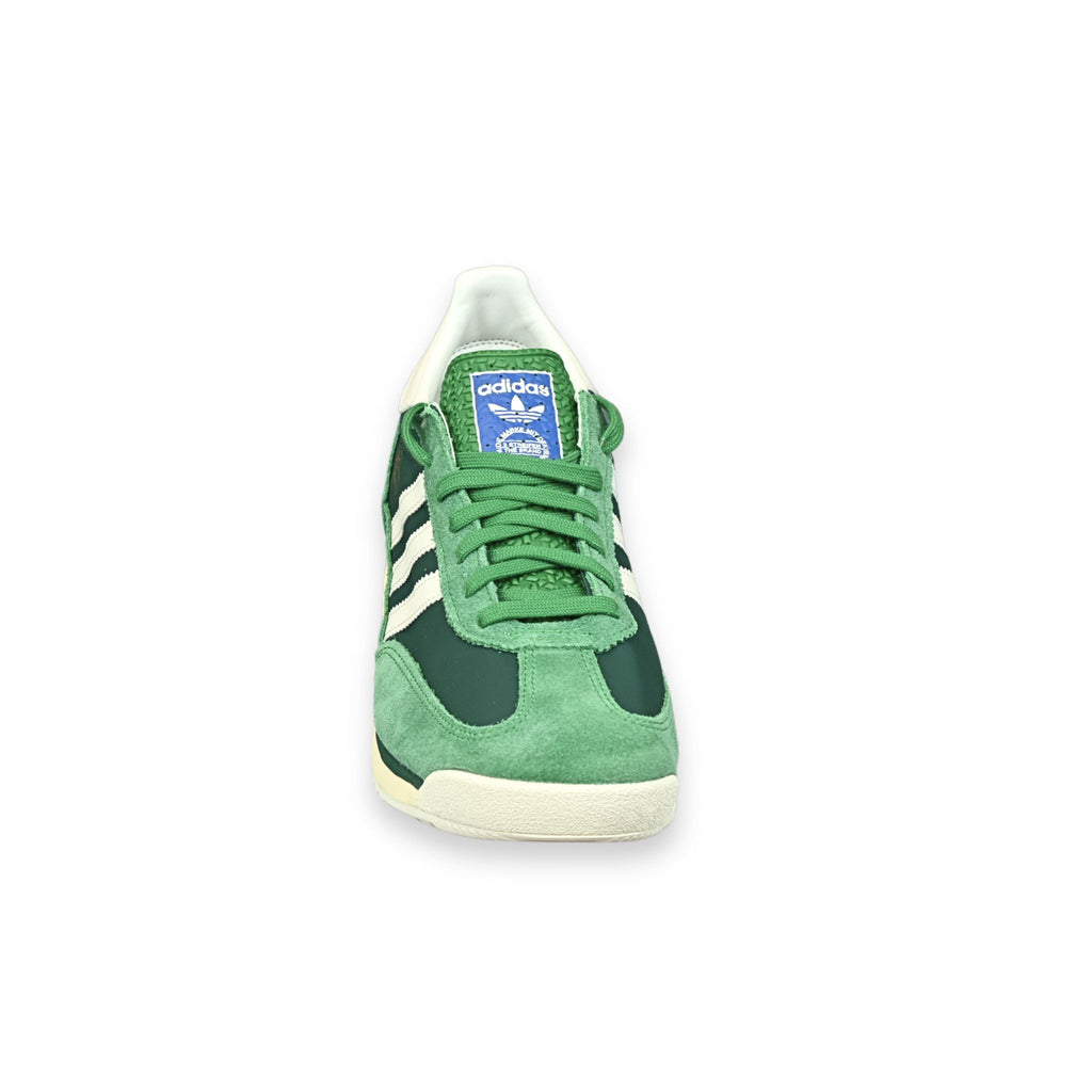 Zapatillas adidas Originals SL 72 RS verde unisex - vista cenital punta frontal
