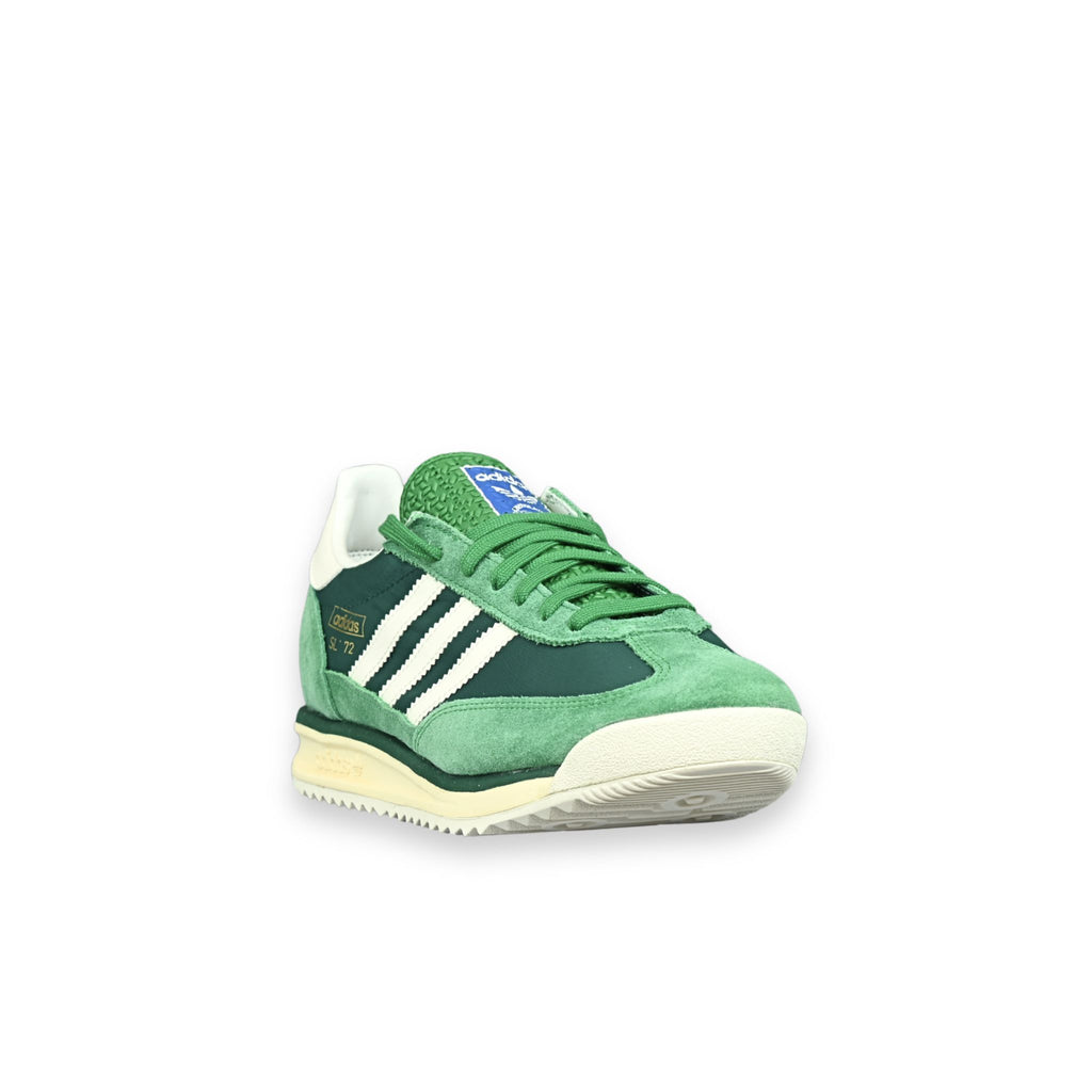 Zapatillas adidas Originals SL 72 RS verde unisex - vista frontal punta
