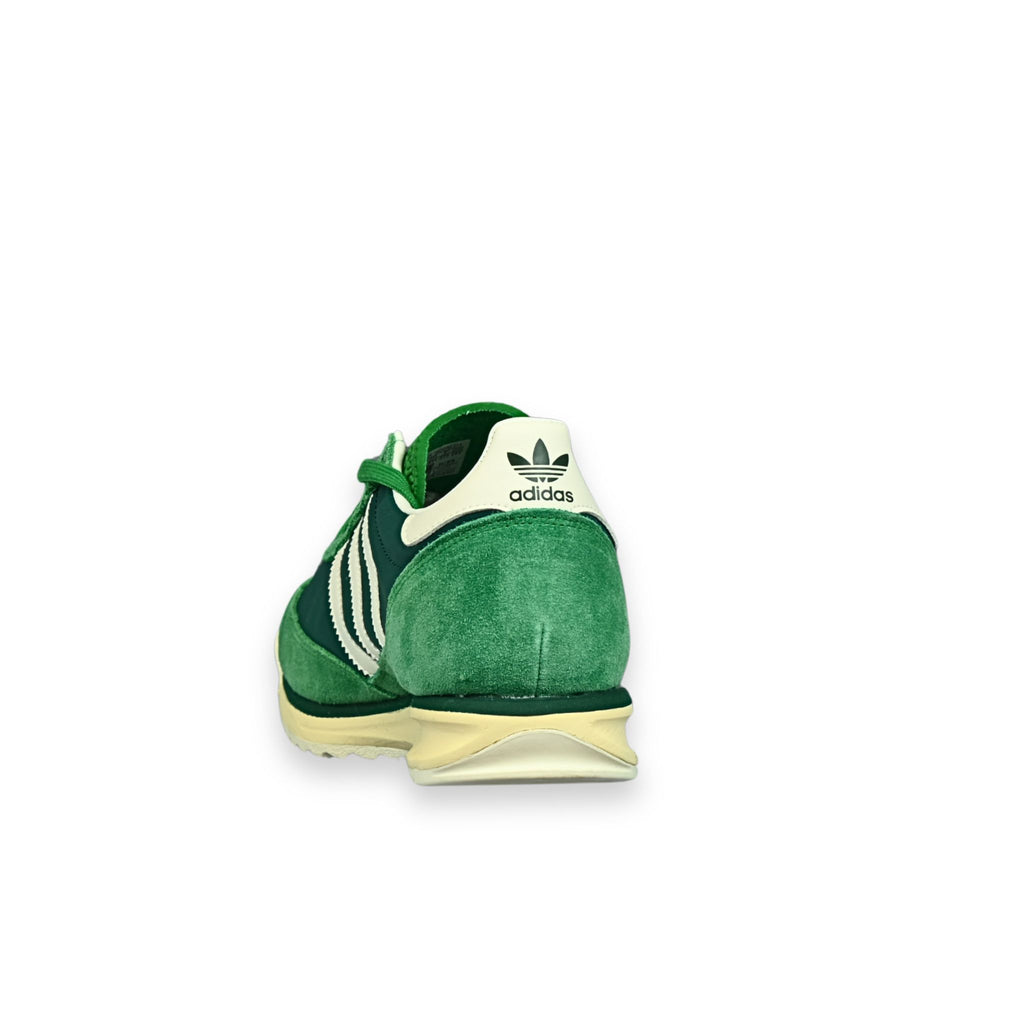 Zapatillas adidas Originals SL 72 RS verde unisex - vista talón trasero
