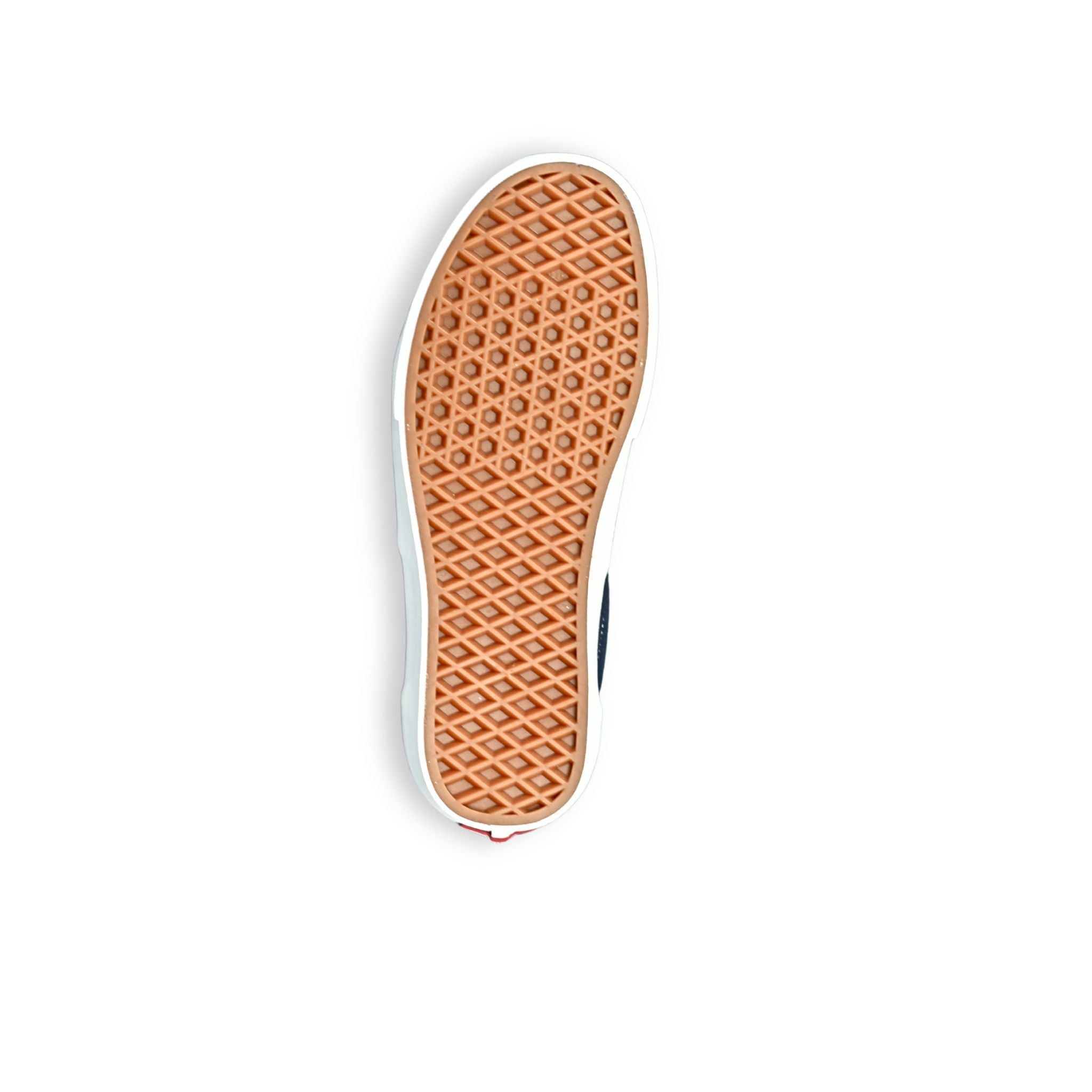 Zapatillas Vans Era – detalle de suela waffle de goma vulcanizada, patrón de gofre antideslizante característico de la marca
